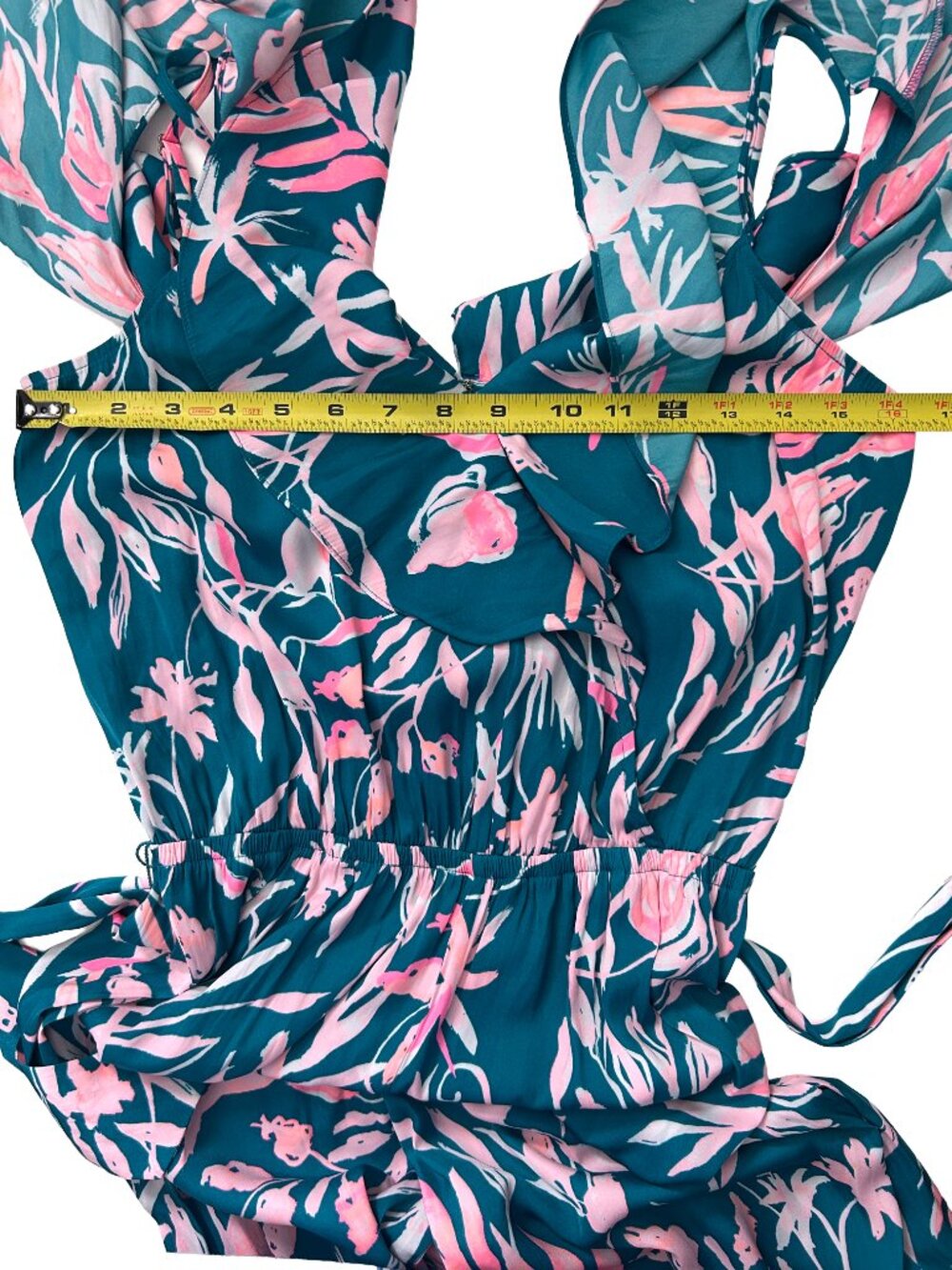 Lilly Pulitzer Tropical Emilea Print Wide Leg Jumpsuit Resort Vacation Size S - Picture 8 of 10